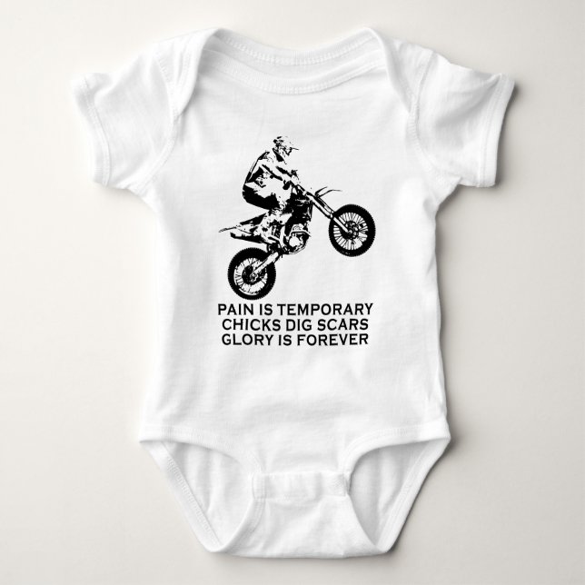 Motocross Baby Bodysuit (Front)