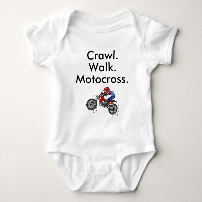 Motocross Baby Bodysuit (Front)