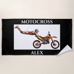 MOTOCROSS beach towel. Towel