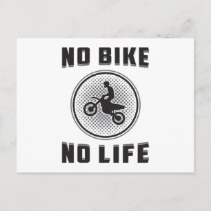Motocross Bike Motorcycle Biker Funny Gift Idea Postcard
