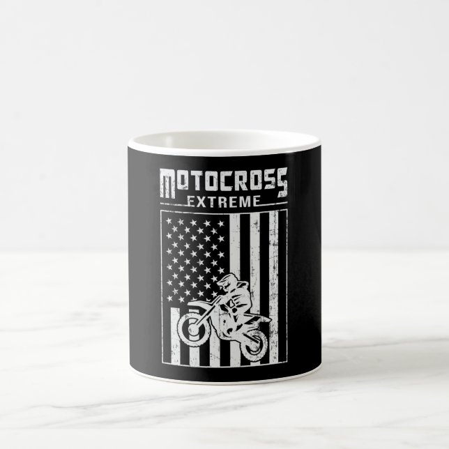 Motocross Biker Dirt Bike Motorcycle Funny Gift Coffee Mug (Center)