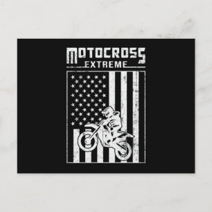 Motocross Biker Dirt Bike Motorcycle Funny Gift Postcard