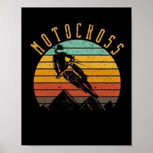 Motocross Biker Dirt Bike Rider Enduro Biker Poster