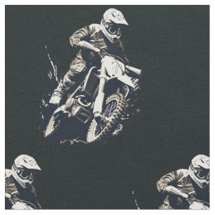 Motocross Competitive Sport Racing Bike  Fabric