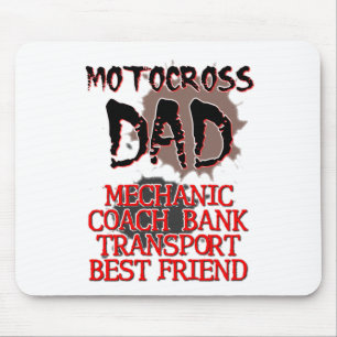 Motocross Dad Dirt Bike Mousepad