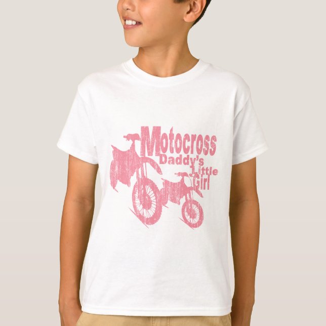 Motocross Daddy's Girl T-Shirt (Front)