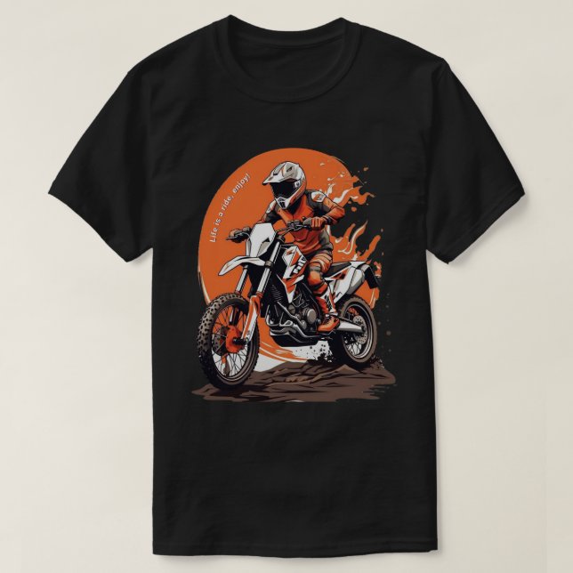 motocross design, dirt bike T-shirt (Design Front)