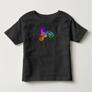 Motocross Dirt Bike Adventure, Multi-Coloured Toddler T-Shirt