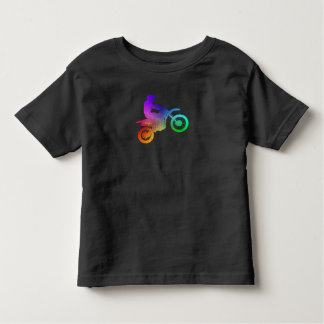 Motocross Dirt Bike Adventure, Multi-Coloured Toddler T-Shirt