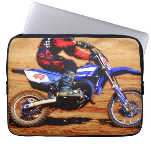Motocross Dirt-Bike Champion Racer Laptop Sleeve