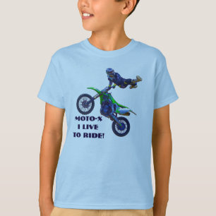 Motocross Dirt-Bike Champion Rider T-Shirt
