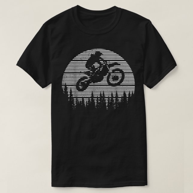 Motocross Dirt Bike Enduro Motorcycle Biker Gift 1 T-Shirt (Design Front)