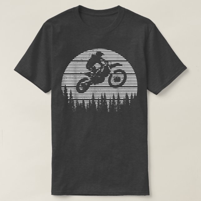 Motocross Dirt Bike Enduro Motorcycle Biker Gift 1 T-Shirt (Design Front)