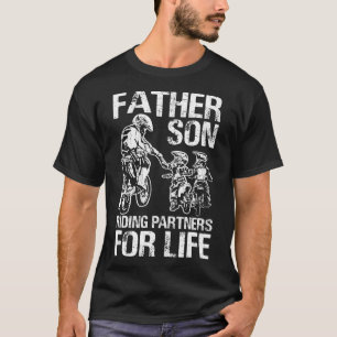 Motocross Dirt Bike Father Son Matching Dad T-Shirt