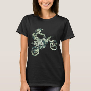 Motocross Dirt Bike Racing Camo Motorcycle Rider G T-Shirt