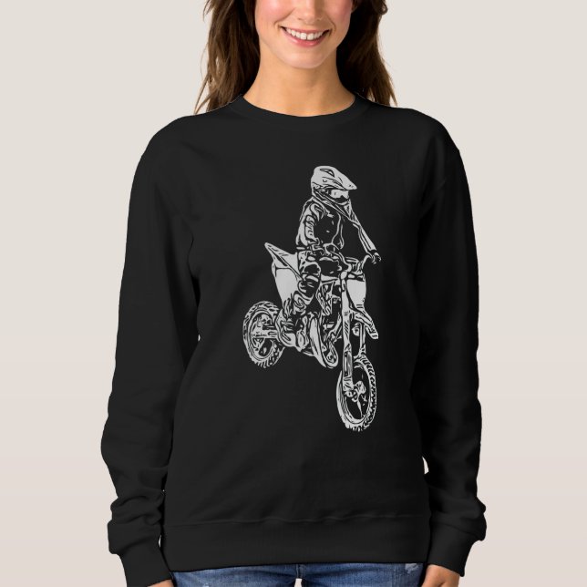 Motocross  Dirt Bike Sweatshirt (Front)