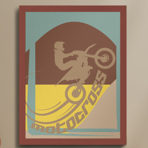 Motocross dirtbike moto-x wall decor