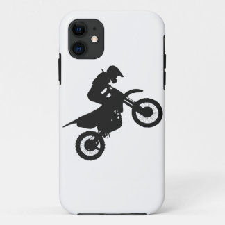 Motocross driver - Choose background color iPhone 11 Case