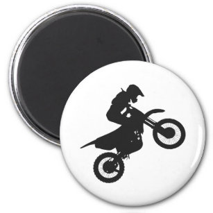 Motocross driver - Choose background color Magnet