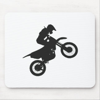 Motocross driver - Choose background color Mouse Pad