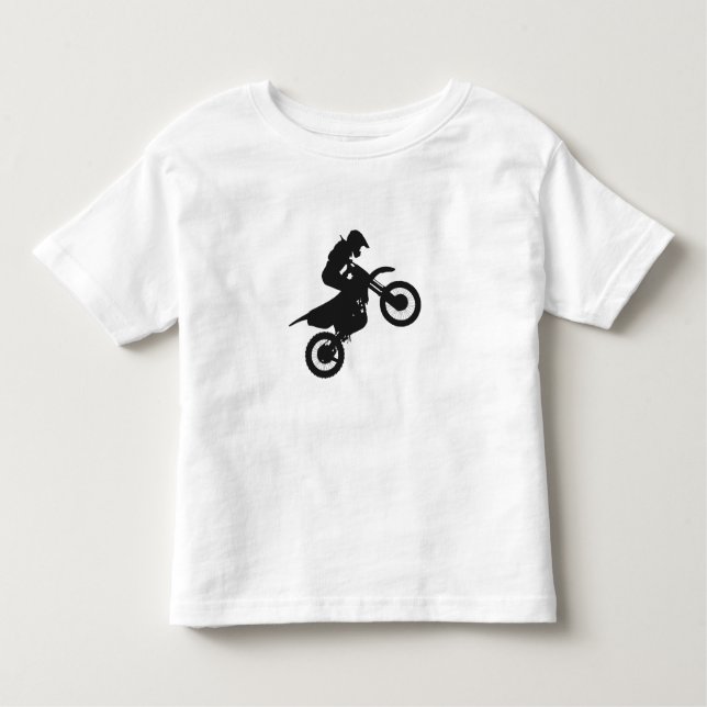 Motocross driver - Choose background color Toddler T-Shirt (Front)