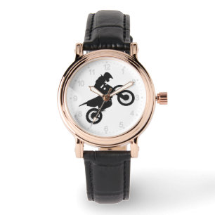 Motocross driver - Choose background color Watch