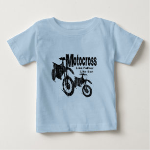 Motocross Father/Son Baby T-Shirt