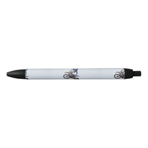 Motocross Flying High Black Ink Pen