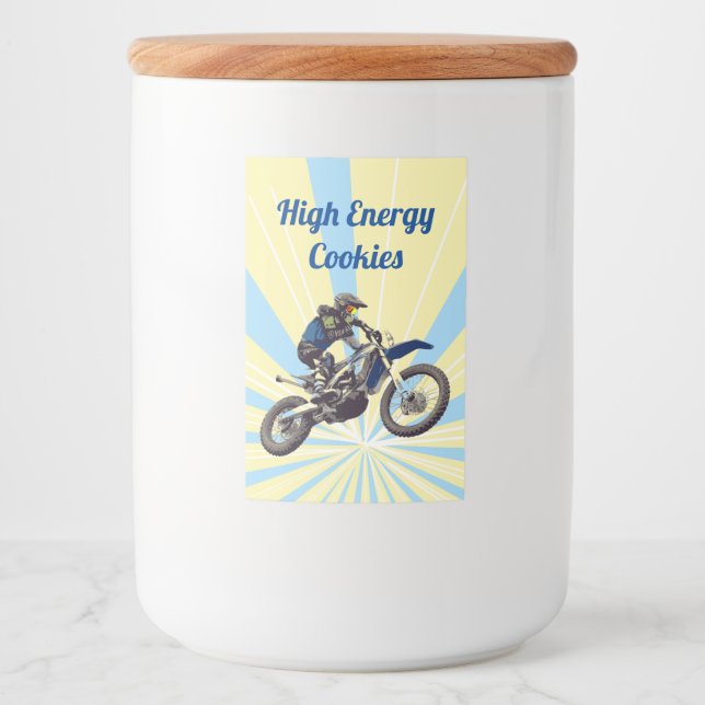 Motocross Food Label (Front)