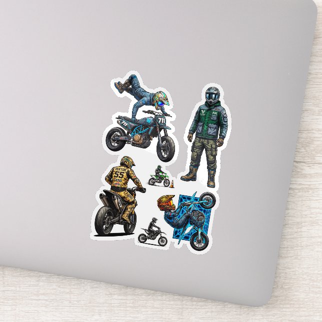 Motocross Futuristic Supermoto Techwear (Detail)