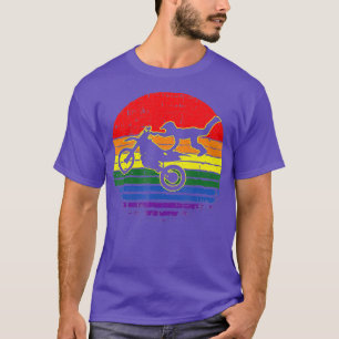 Motocross Gay Pride Motorcycle Dirt Bike LGBTQ T-Shirt