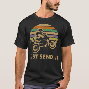 Motocross Gift Vintage Style Send T-Shirt