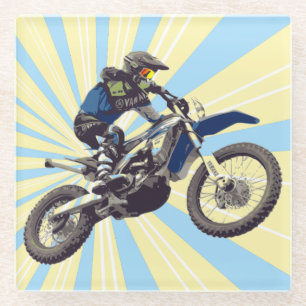 Motocross Glass Coaster