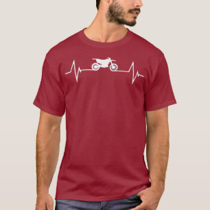 Motocross Heartbeat Gift Premium T-Shirt