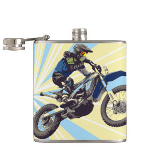 Motocross Hip Flask