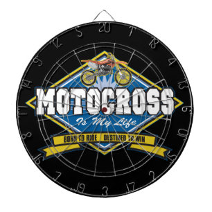 Motocross is My Life Dartboard