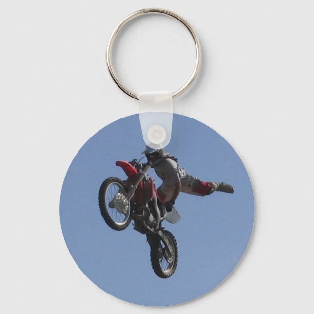 Motocross Jump Key Ring (Front)