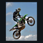 Motocross Jump Poster<br><div class="desc">MX motocross rider in action</div>