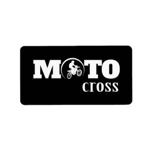 Motocross Label