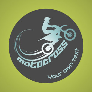 Motocross moto cross dirtbike label