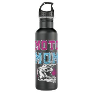 Motocross Moto Mom MX Dirtbike 710 Ml Water Bottle