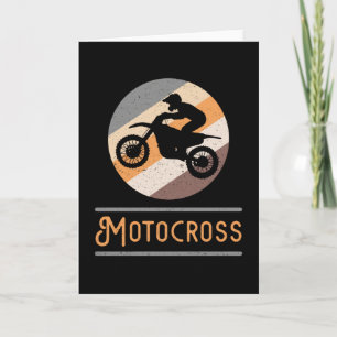 Motocross Motorcycle Bike Dirt Biker Funny Gift Card
