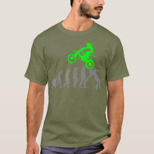 MOTOCROSS Motorcycle Pitbike Biker Evolution T-Shirt