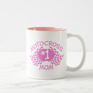 Motocross Mum Two-Tone Coffee Mug