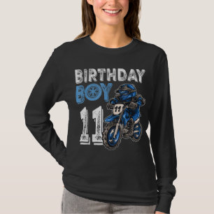 Motocross MX 11th Gift 11 Year Old Dirt Bike Birth T-Shirt