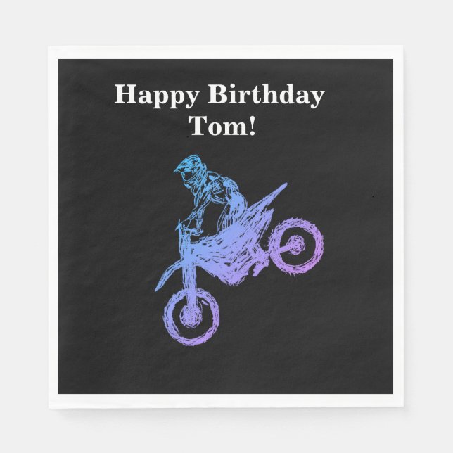 Motocross Napkin (Front)