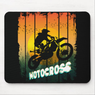 Motocross nature riding motorcycle sports rider mouse pad