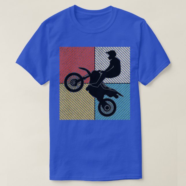 Motocross Off Road Motorcycle Racing T-Shirt (Design Front)