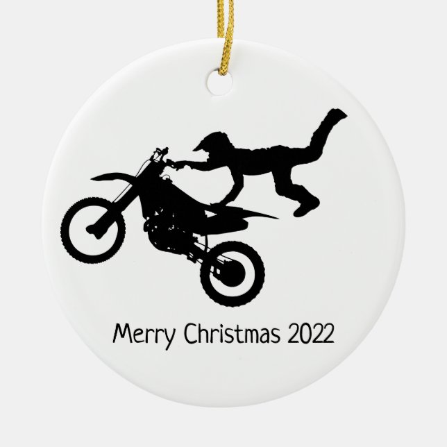 Motocross Ornament (Front)