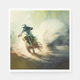 Motocross Party Napkins